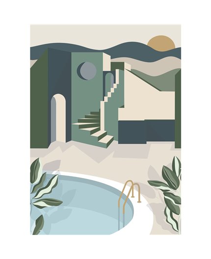 Mural Labyrinth Ref. M-LBY-102146075.
