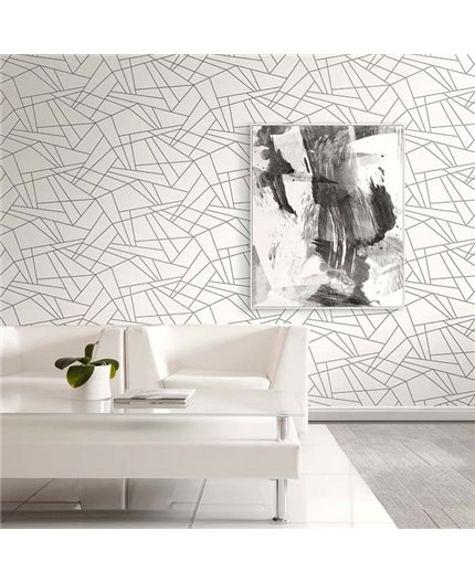 Papel Pintado Graphite - Casa Mia Ref. RM90708.