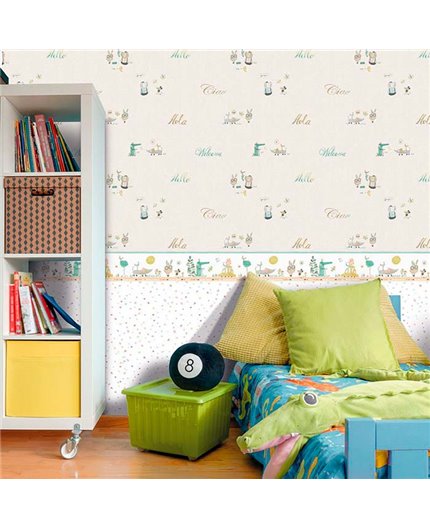 Papel Pintado Ho Lala Ref. 257-1434.