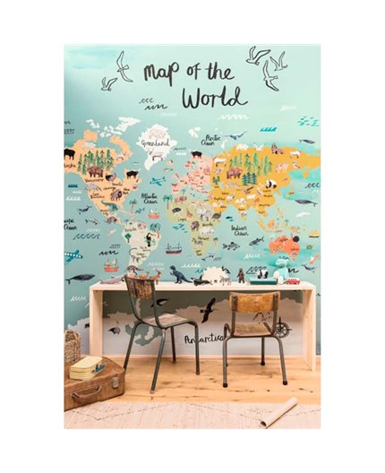 Mural AUTOUR DU MONDE Ref. M-ADM-103604501.