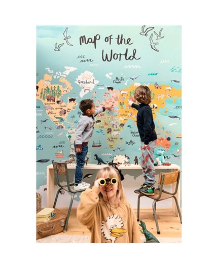 Mural AUTOUR DU MONDE Ref. M-ADM-103604501.