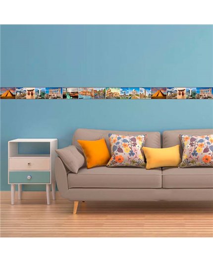 Cenefa Papel Pintado CENEFAS FDC 2026 Ref. C-CEM006.