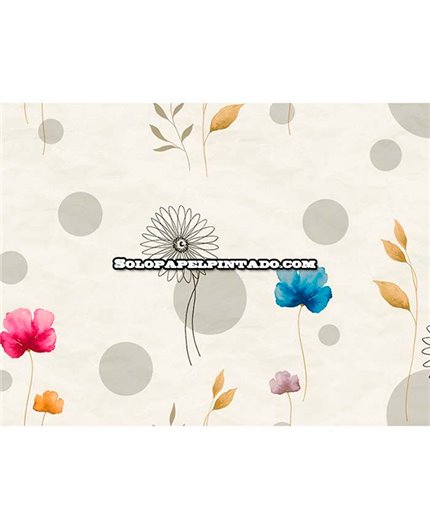 Mural SATIN FLOWERS Ref. M-1920-Z66886.