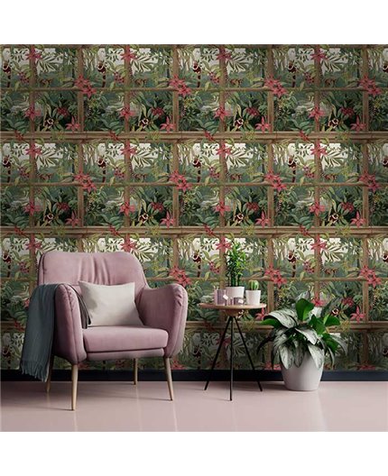 Papel Pintado CASCADING GARDENS Ref. 91392.