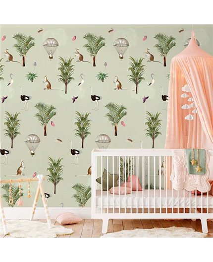 Mural OLIVE & NOAH Ref. M-INK7804.