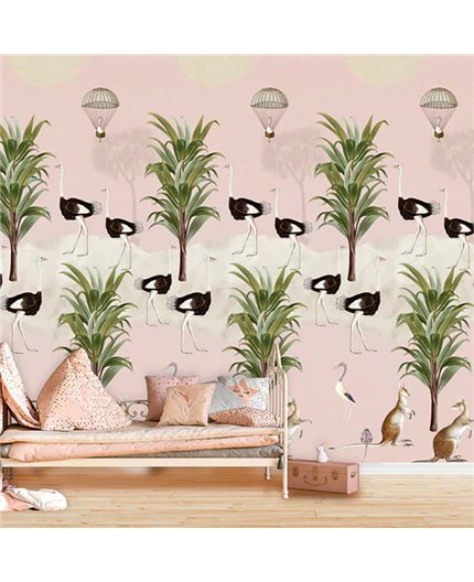 Mural OLIVE & NOAH Ref. M-INK7805.