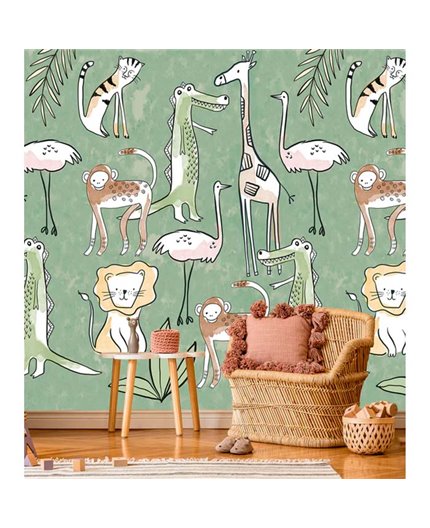 Mural OLIVE & NOAH Ref. M-INK7809.