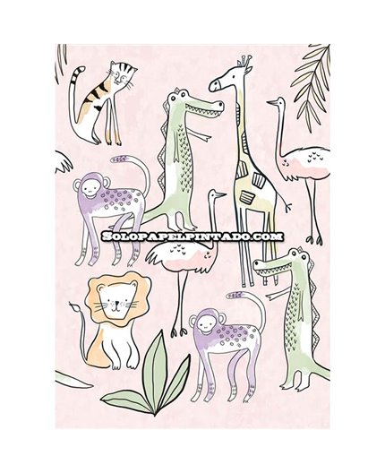 Mural OLIVE & NOAH Ref. M-INK7810.