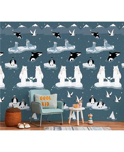 Mural OLIVE & NOAH Ref. M-INK7822.