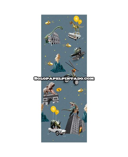 Mural OLIVE & NOAH Ref. M-INK7825.