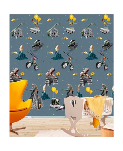 Mural OLIVE & NOAH Ref. M-INK7825.