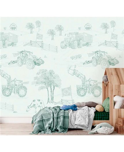 Mural OLIVE & NOAH Ref. M-INK7837.