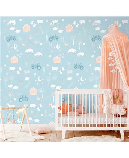 Mural OLIVE & NOAH Ref. M-INK7839.