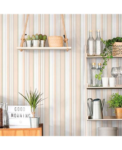 Papel Pintado KITCHEN & STRIPES Ref. 1391-4159.