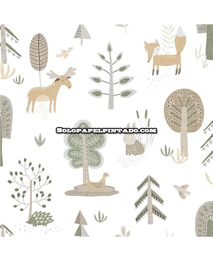 Papel Pintado HAPPY Ref. 14802.