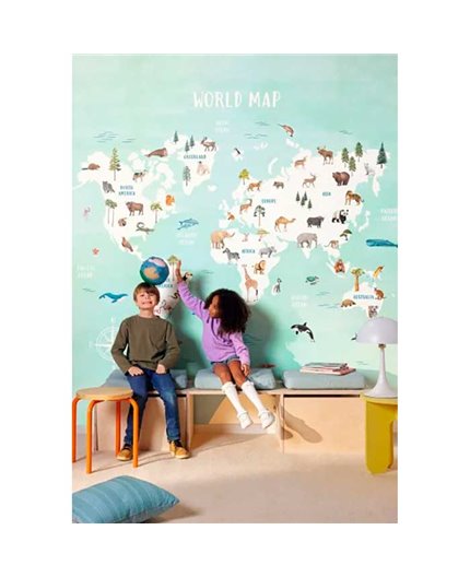 Mural LES MINIS MONDES Ref. M-MNM-105766301.