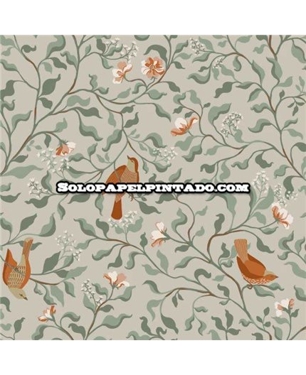 Papel Pintado FLORA REDESA Ref. 534-01.
