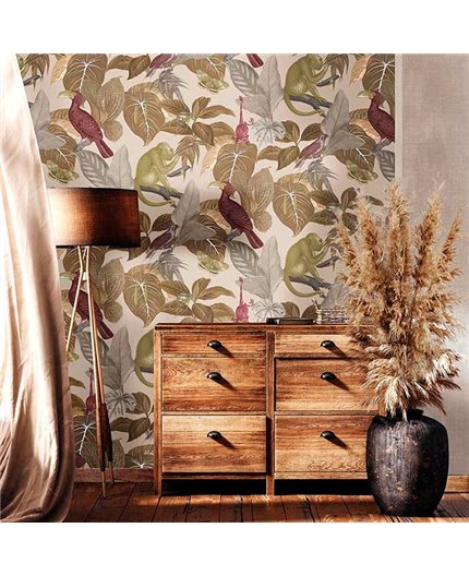 Papel Pintado FLORA GESTERA Ref. 18504.