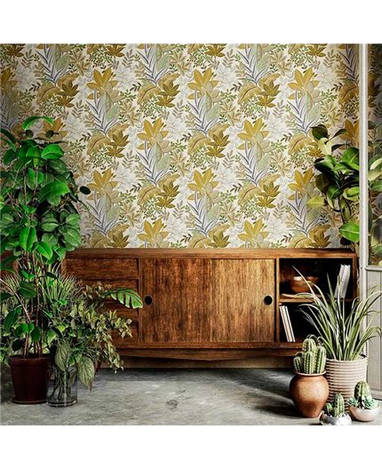 Papel Pintado FLORA GESTERA Ref. 18507.