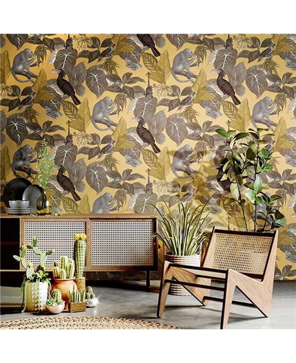 Papel Pintado FLORA GESTERA Ref. 18502.