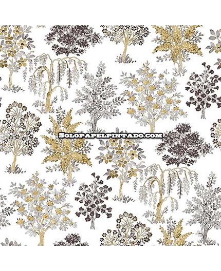 Papel Pintado FLORA GESTERA Ref. 18557.