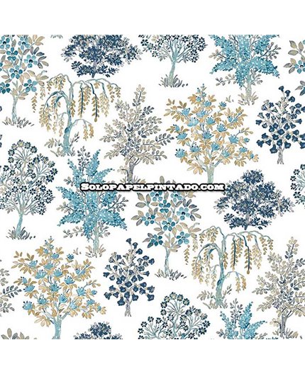 Papel Pintado FLORA GESTERA Ref. 18556.