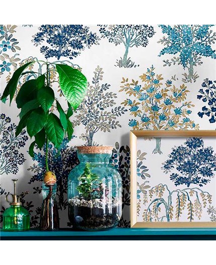Papel Pintado FLORA GESTERA Ref. 18556.
