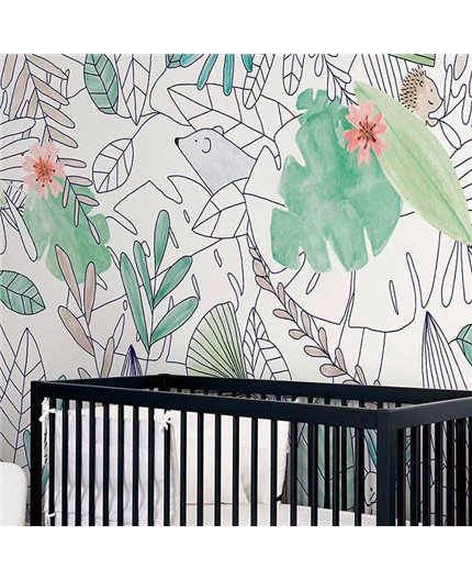 Mural TARTINE ET CHOCOLAT 12 Ref. M-27230104.
