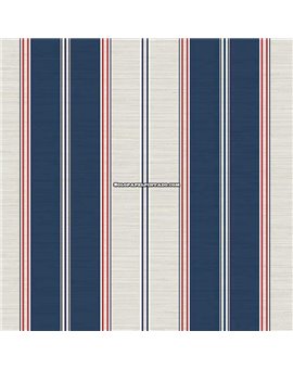 Papel Pintado NANTUCKET STRIPES REVISITED Ref. SR21012.