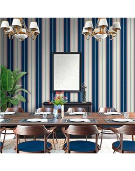 Papel Pintado NANTUCKET STRIPES REVISITED Ref. SR21012.