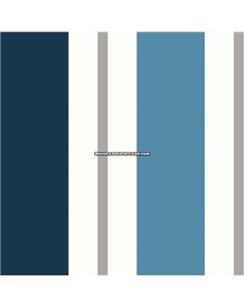 Papel Pintado NANTUCKET STRIPES REVISITED Ref. SR21302.