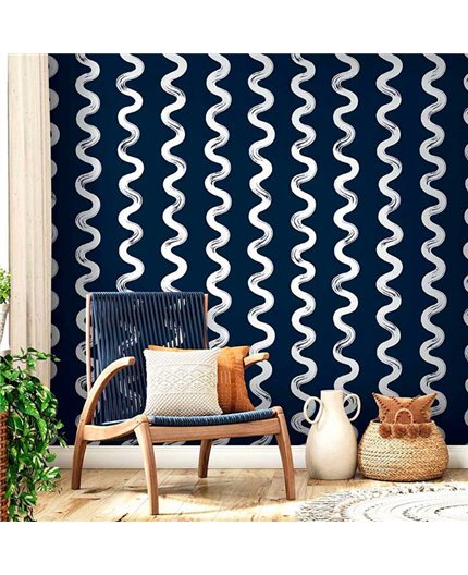 Papel Pintado NANTUCKET STRIPES REVISITED Ref. SR20300.