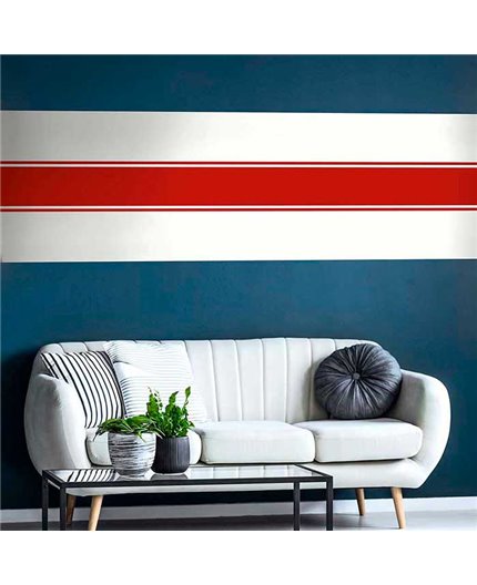 Papel Pintado NANTUCKET STRIPES REVISITED Ref. SR21211.