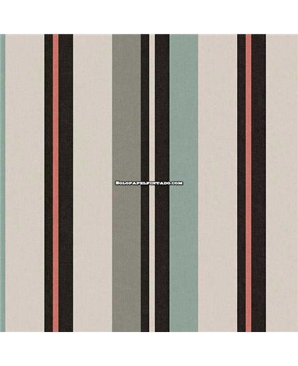 Papel Pintado NANTUCKET STRIPES REVISITED Ref. SR20502.