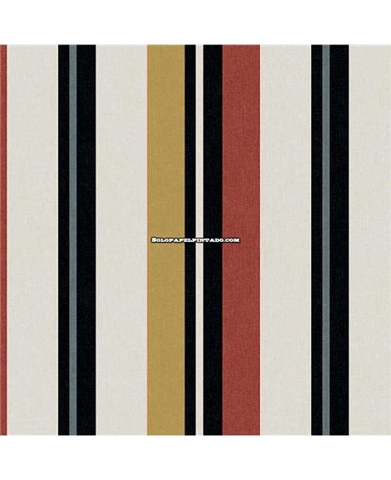 Papel Pintado NANTUCKET STRIPES REVISITED Ref. SR20501.