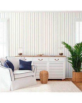 Papel Pintado NANTUCKET STRIPES REVISITED Ref. SR21532.