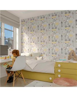 Papel Pintado HAPPY WALLS Ref. 7048-70.