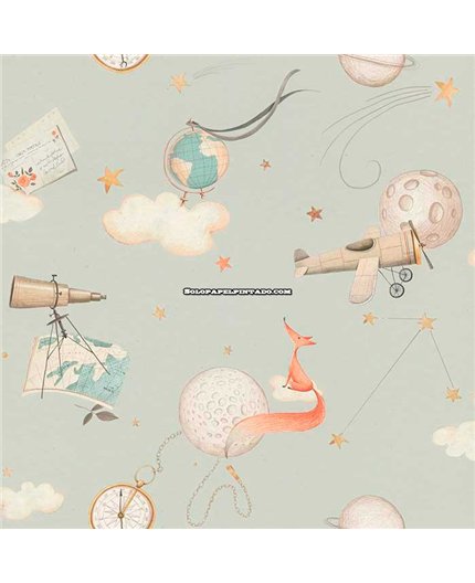 Papel Pintado BAMBINO Ref. 006-BAM. Papel Pintado BAMBINO Ref. 006-BAM.