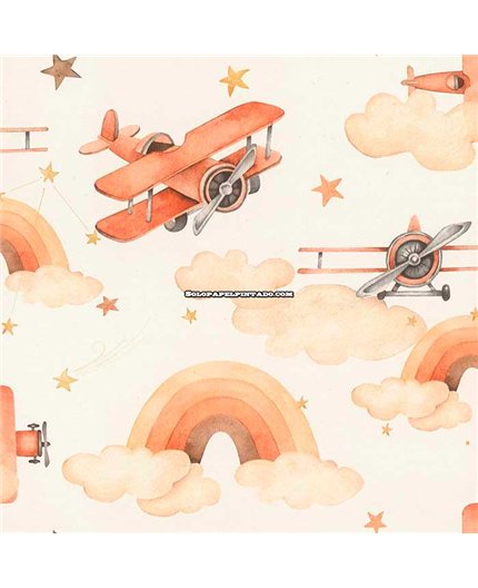 Papel Pintado BAMBINO Ref. 010-BAM. Papel Pintado BAMBINO Ref. 010-BAM.