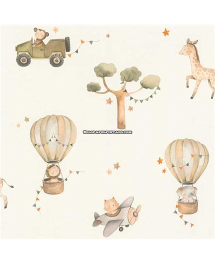 Papel Pintado BAMBINO Ref. 011-BAM. Papel Pintado BAMBINO Ref. 011-BAM.