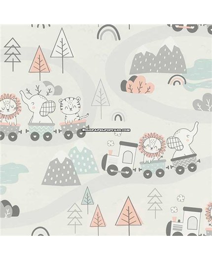 Papel Pintado BAMBINO Ref. 042-BAM. Papel Pintado BAMBINO Ref. 042-BAM.