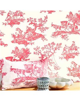 Papel Pintado LES BELLES TOILES DE JOUY 2 Ref. BTJD201698585.