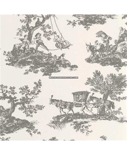 Papel Pintado LES BELLES TOILES DE JOUY 2 Ref. BTJD201699310.