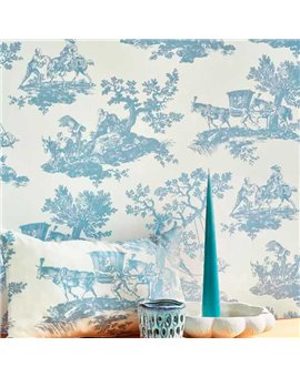 Papel Pintado LES BELLES TOILES DE JOUY 2 Ref. BTJD201699310.