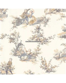 Papel Pintado LES BELLES TOILES DE JOUY 2 Ref. BTJD201731919.