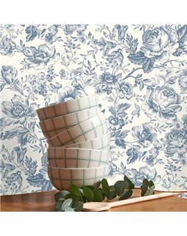 Papel Pintado LES BELLES TOILES DE JOUY 2 Ref. BTJD201726505.