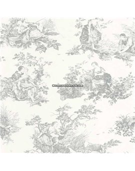 Papel Pintado LES BELLES TOILES DE JOUY 2 Ref. BTJD87919103.