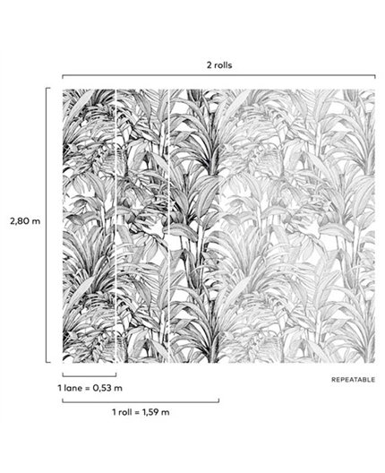 Mural ONE ROLL ONE MOTIF 2 Ref. M-1861-A58301.