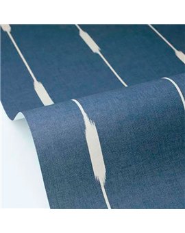 bls107776110 papel pintado blue shades caselio rayas azul beige tejido no tejido super lavable