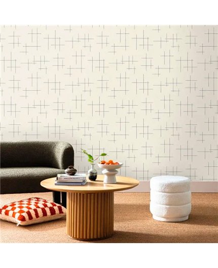 bls107526019 papel pintado blue shades caselio rayas beige azul tejido no tejido super lavable